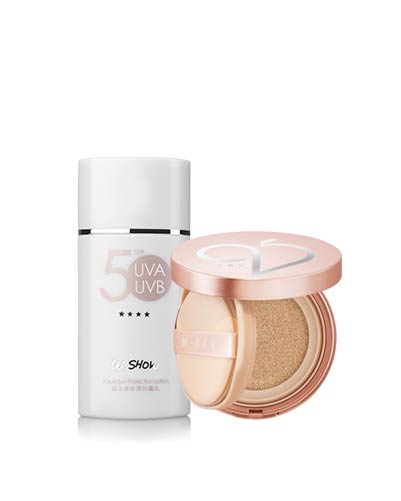 【限時特惠】絕對天使氣墊粉餅+超水感保濕抗曬乳